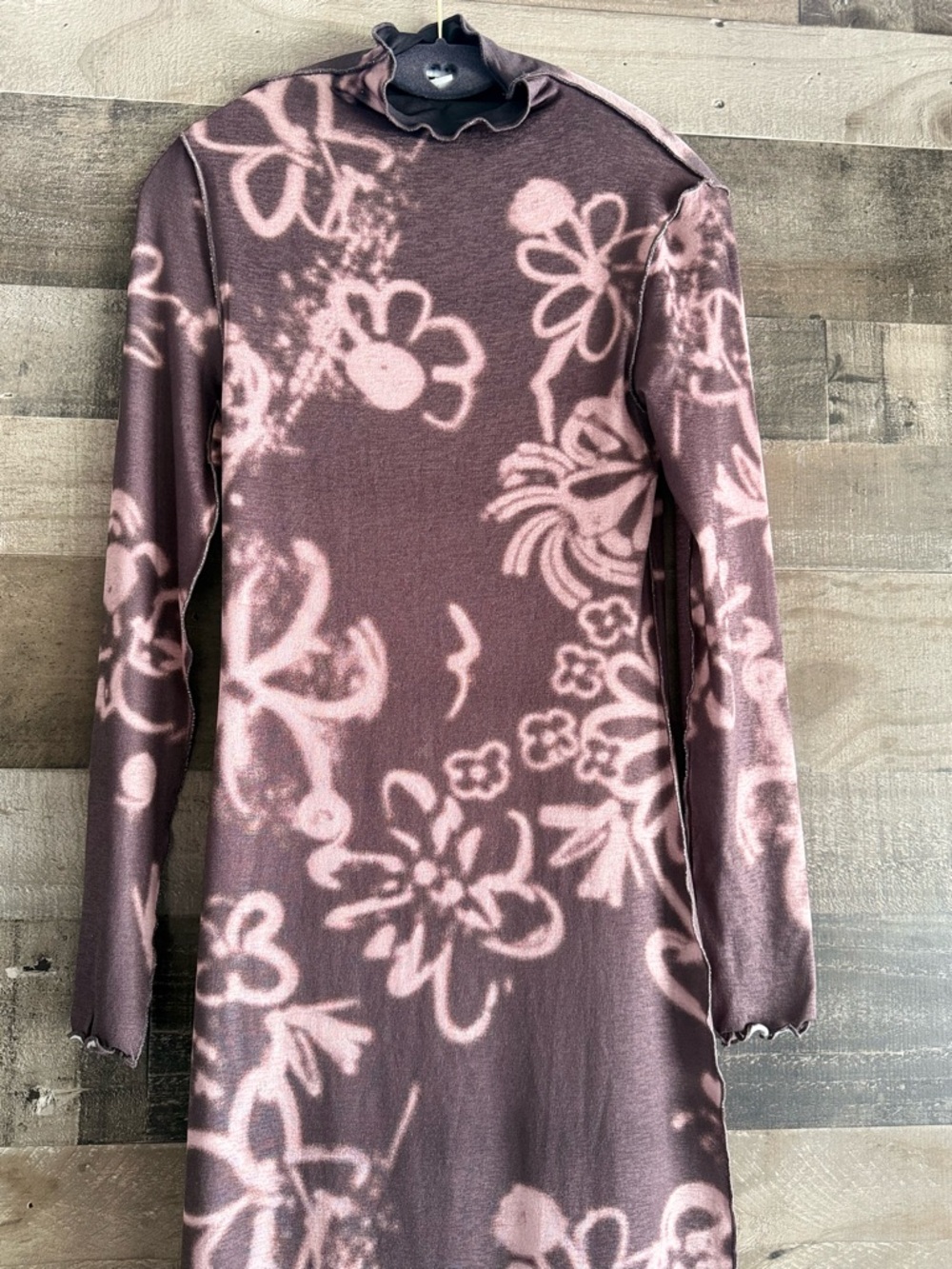 Boho -chic Topshop Mauve Pink Floral Maxi Dress 🥰 - Picture 5 of 10